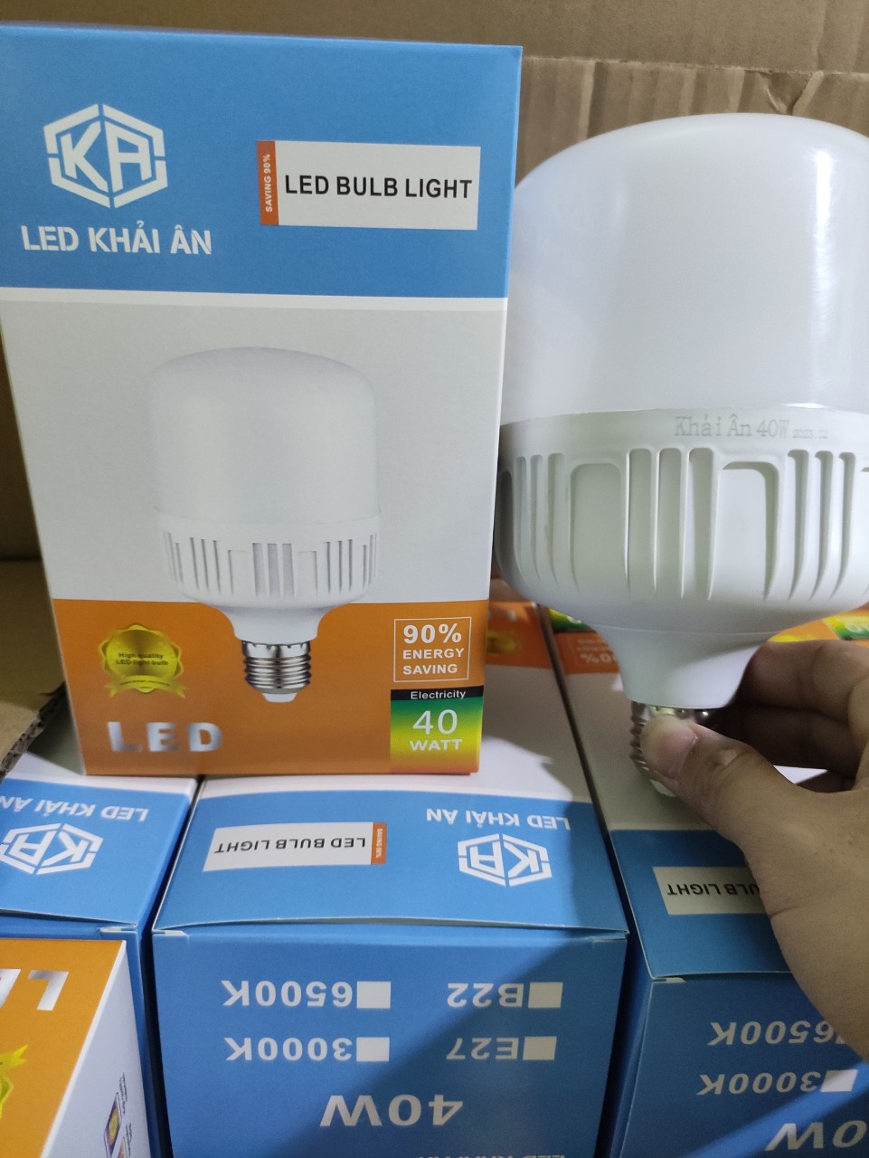 Combo 05 Bóng đèn led 40w Khải Ân
