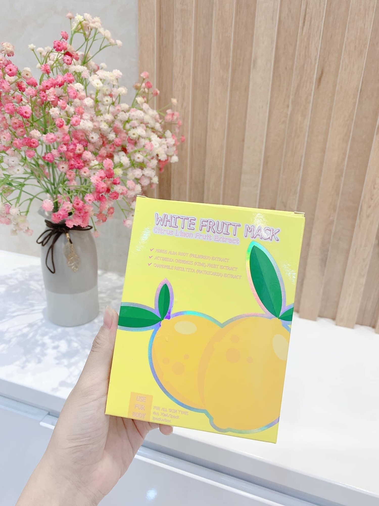 [HCM]Út trắng chanh lemon  ( mẫu mới )