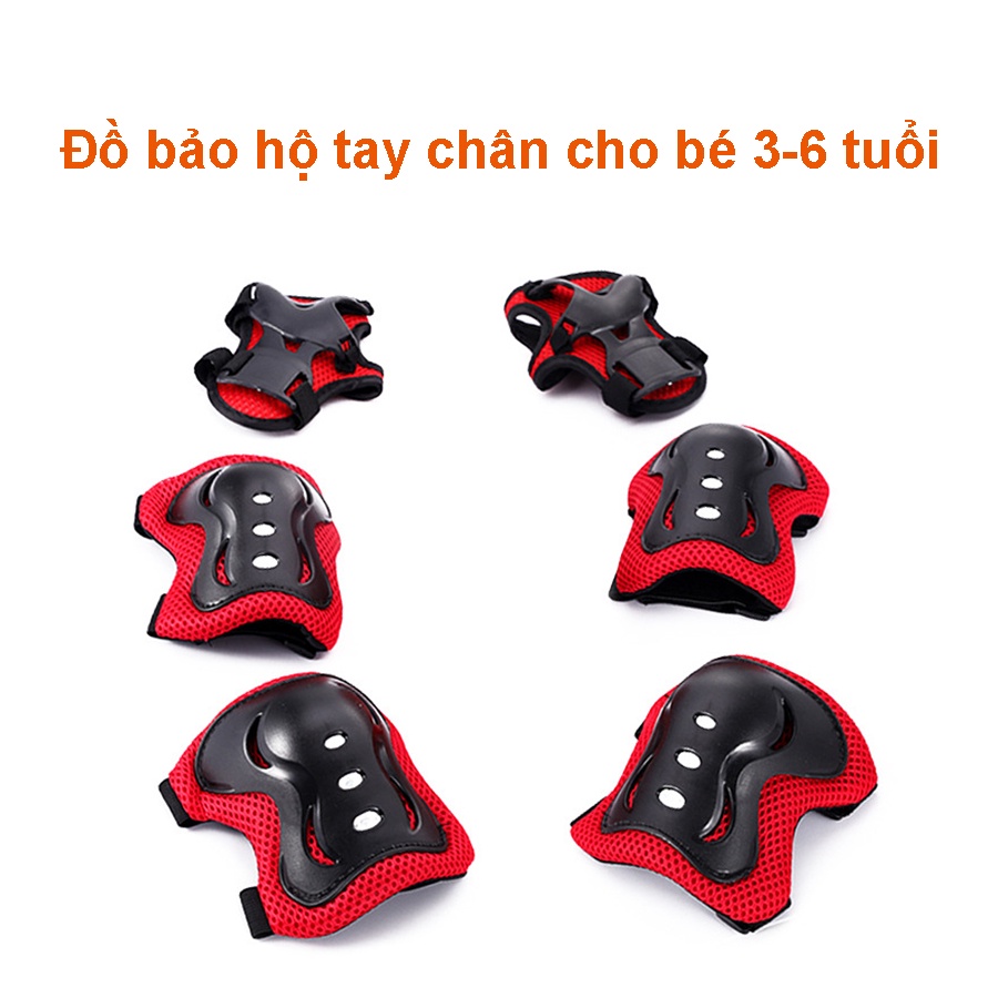 Bộ đồ bảo hộ tay chân cho bé chơi xe thăng bằng đạp xe trượt patin trượt
