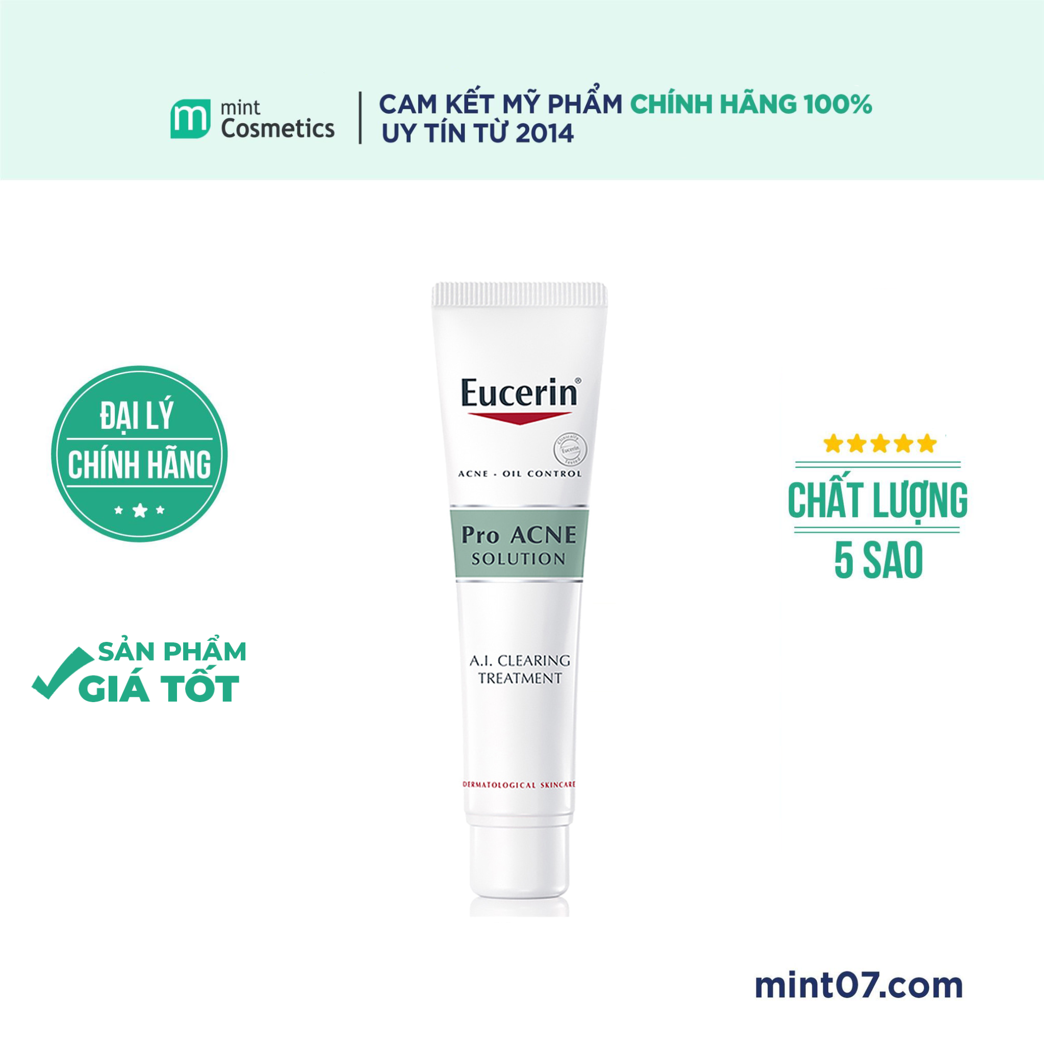 Chấm Mụn Eucerin Pro Acne Solution AI Clearing Treatment 40ml