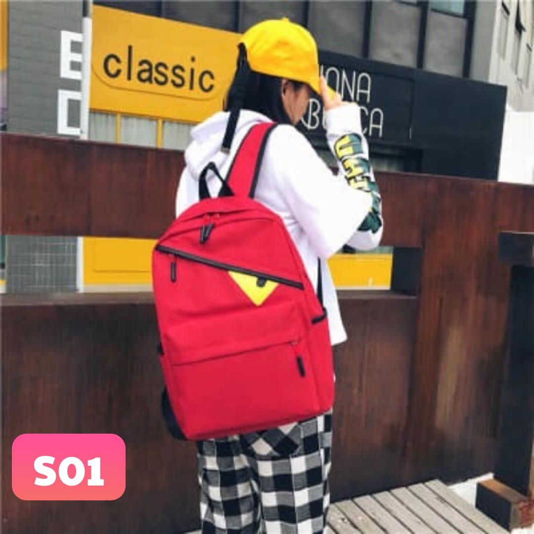 balo fendi 1 mắt vàng s01