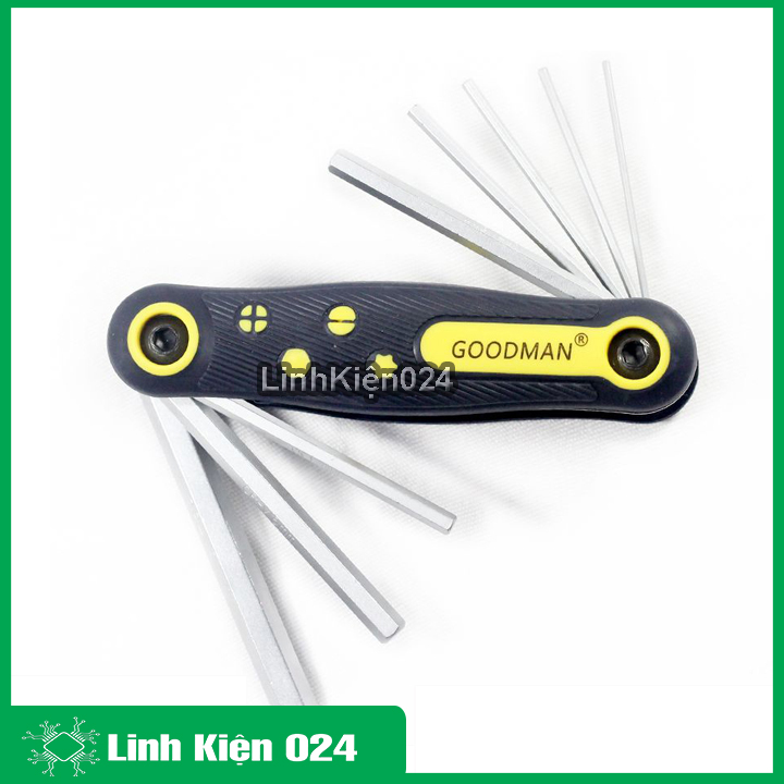 Bộ lục lăng Goodman gập 8 chi tiết USA