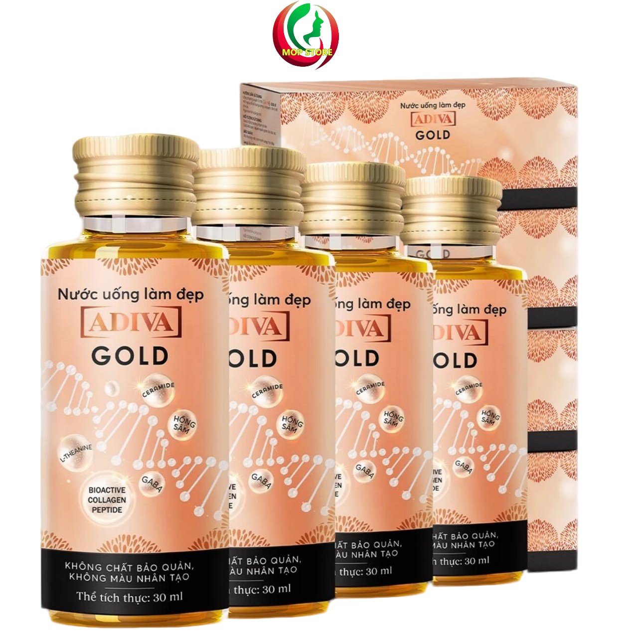 [HCM] 01 hộp Collagen Adiva Gold (14 lọ/ hộp)