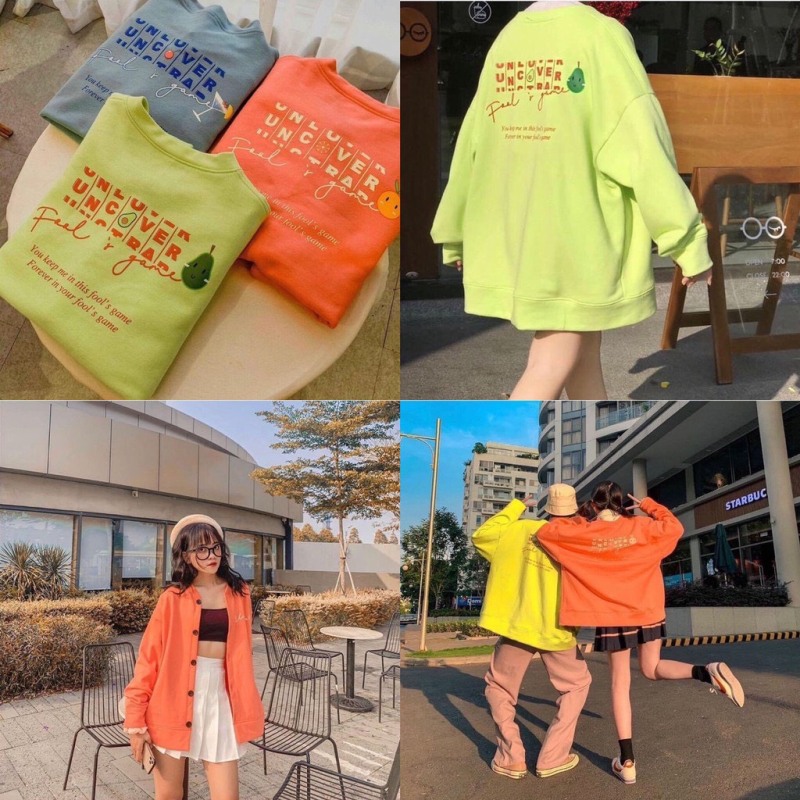 Áo Khoác Cardigan, Sweater, Jacket FOOLS GAME UNCOVER Unisex Form Rộng Nữ Nam
