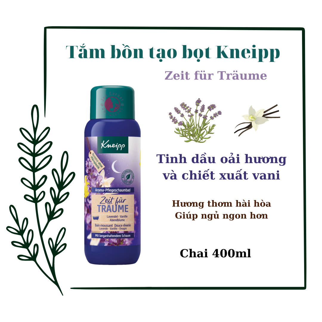 Tắm bồn tạo bọt Kneipp chai 400ml