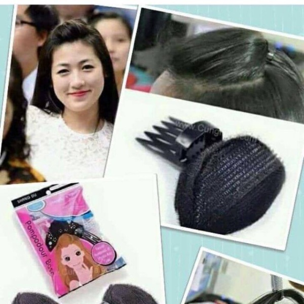 Kẹp mái phồng tóc kiểu Hàn quốc siêu kute giá rẻ nhập khẩu