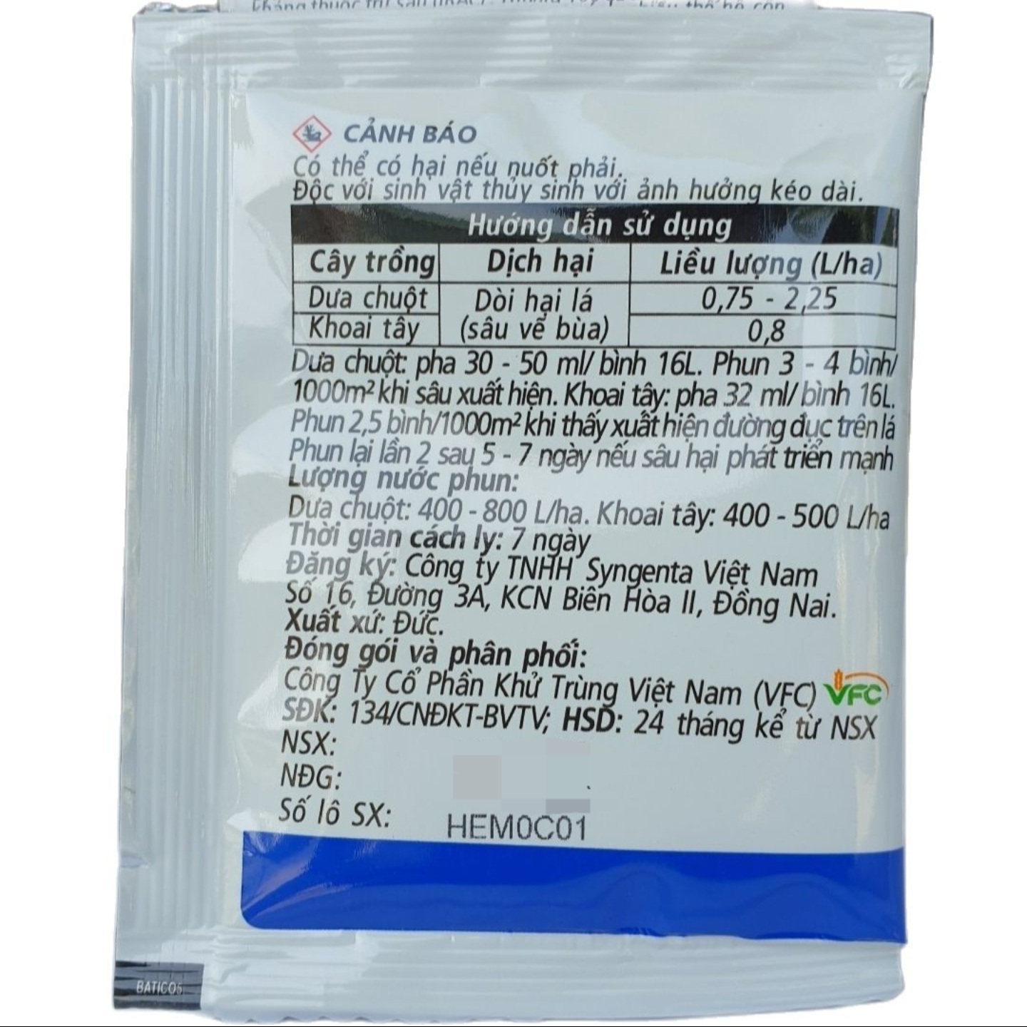 (Combo 5 gói)💎 Thuốc trừ sâu Trigard 100SL (10ml) Syngenta..💖