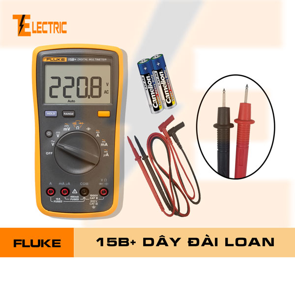 [HCM]FLUKE 15B+ Đồng Hồ Đo Điện Đo Tụ ĐIện Fluke 15B+