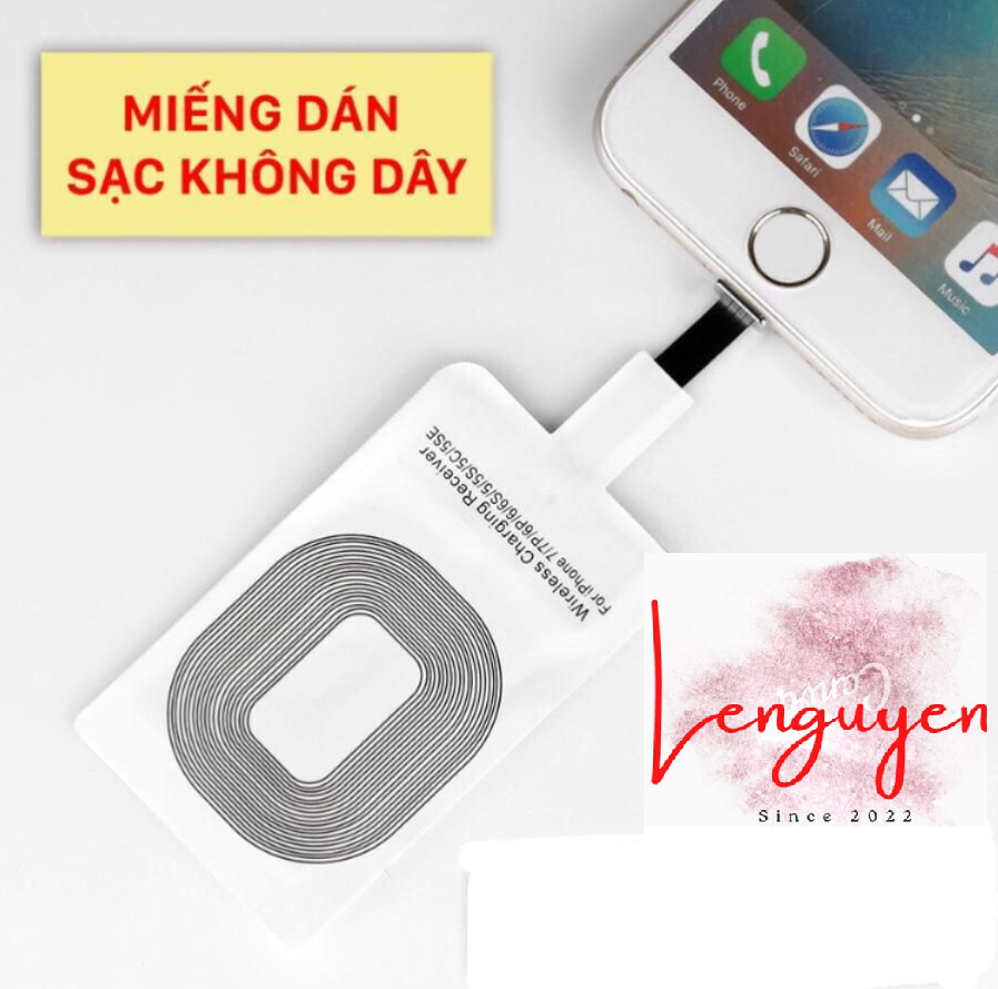 MIẾNG NHẬN SẠC KHÔNG DÂY CHO IPHONE