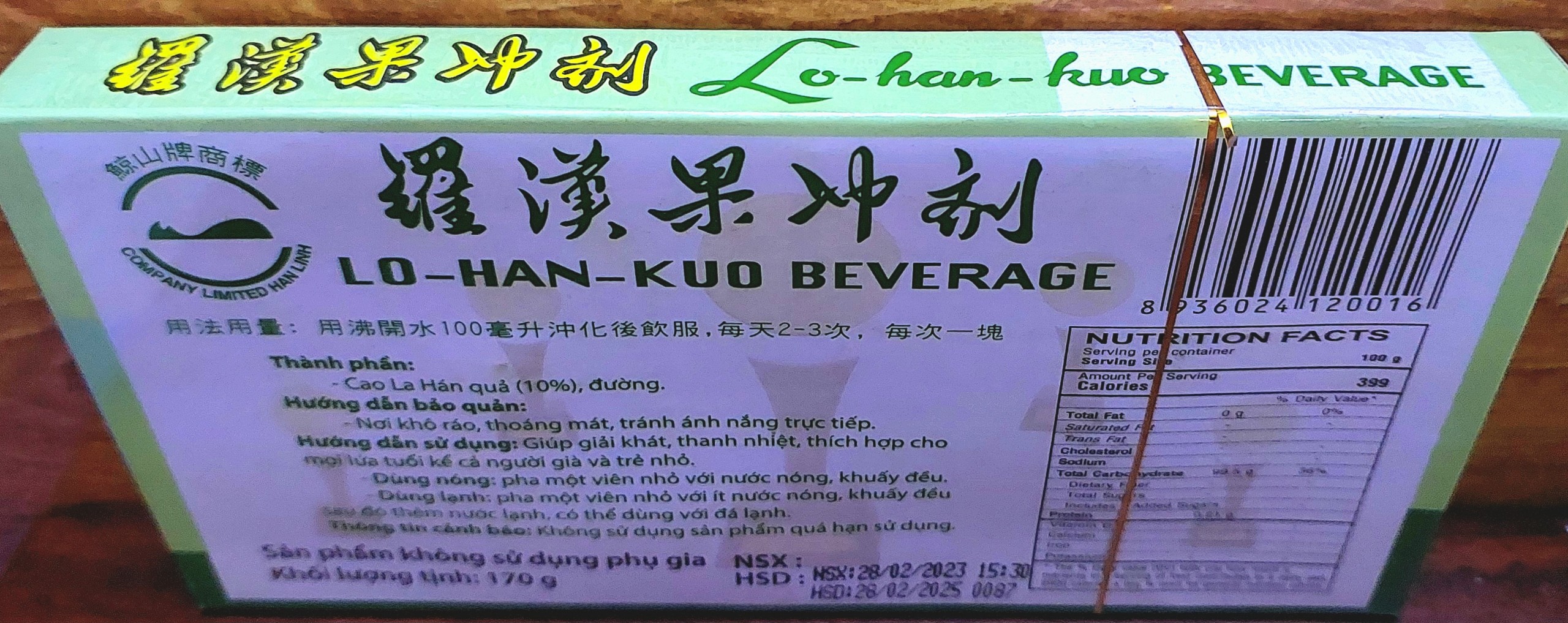 [HCM] La hán quả hòa tan