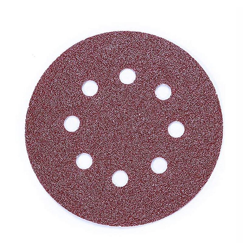 80Pcs Sanding Discs,Sanding Disc Pads 125mm/5 Inch 8 Holes Hook and Loop 40/60/80/120/180/240/320/400 Sandpaper Assorted for Random Orbital Sander