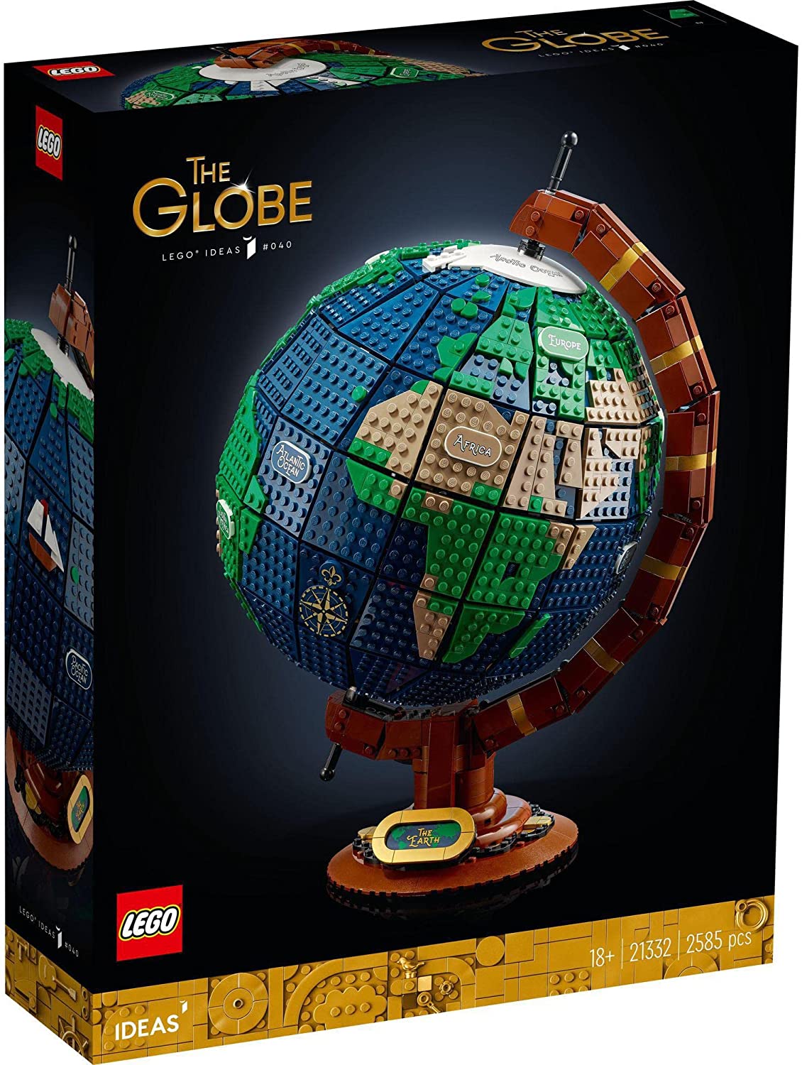 [HAPPY BRICKS] LEGO  IDEAS - 21332 - QUẢ ĐỊA CẦU - THE GLOBE