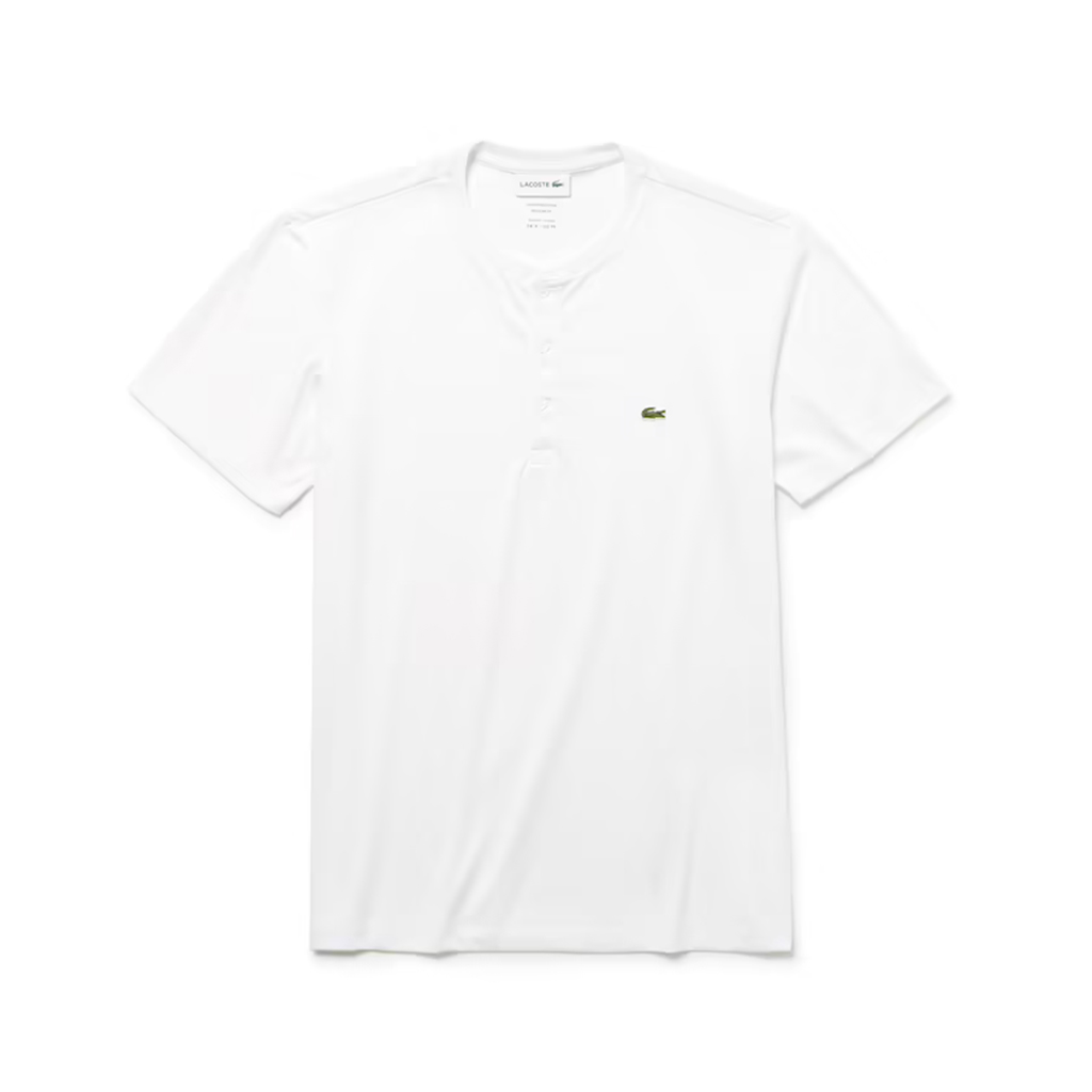 [FreeshipMAX] Áo Lacoste Henley Neck T-Shirt – Trắng