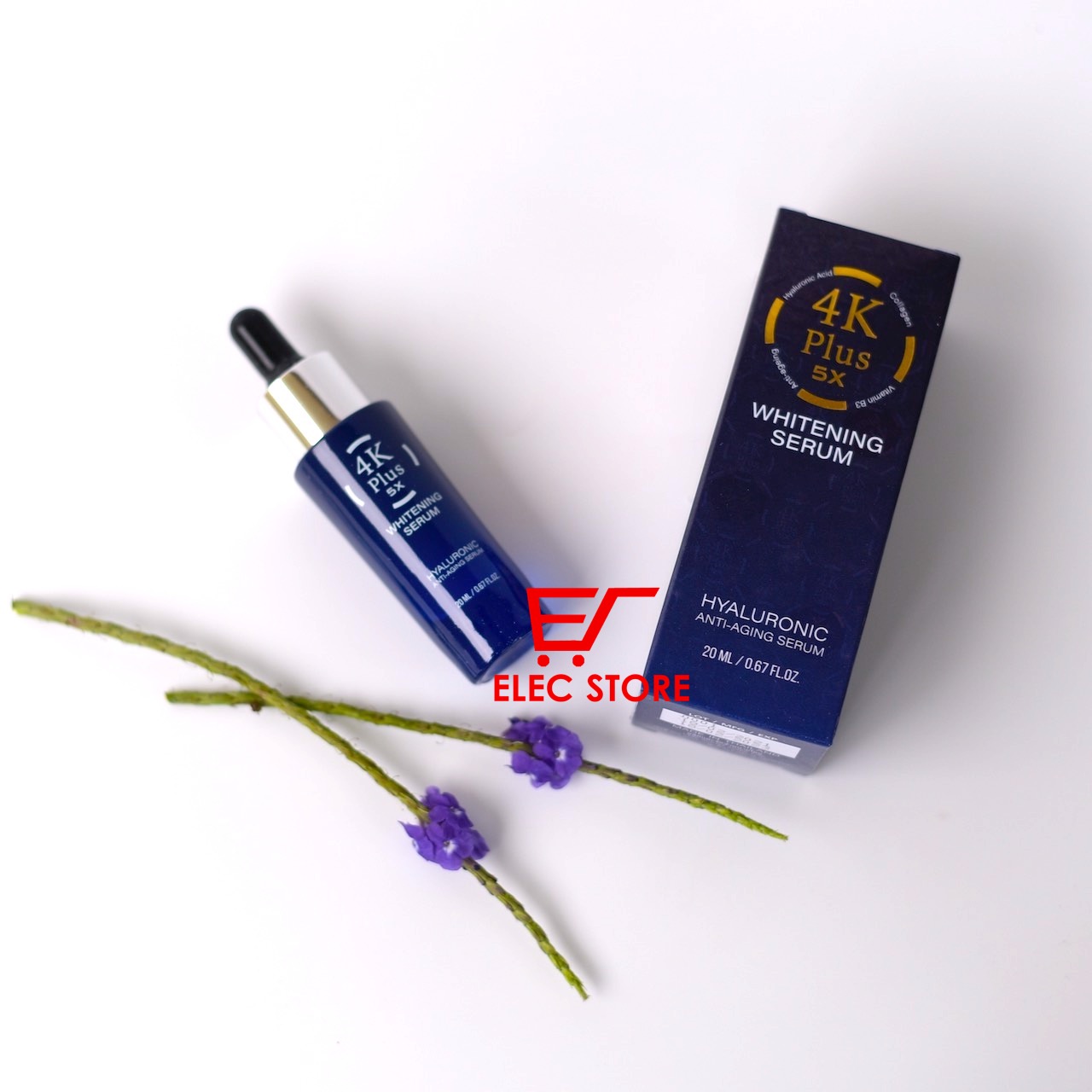 Serum dưỡng trắng da 4K plus Thái Lan 20ml