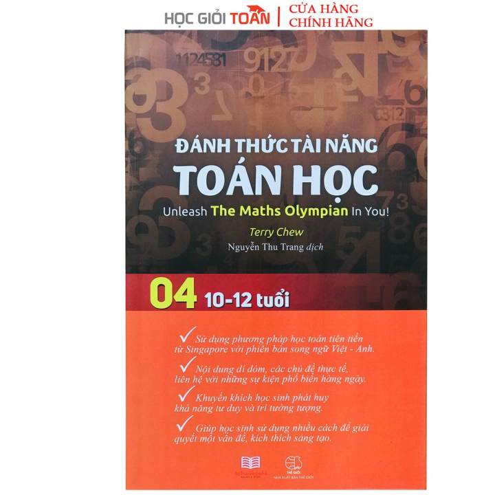 Sách – Đánh Thức Tài Năng Toán Học 4 – Toán Song Ngữ Singapore – Á Châu Books ( 10 – 12 Tuổi )