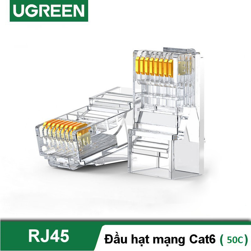 Hạt mạng RJ45 cho dây CAT6 (50 chiếc/túi) Ugreen 50962
