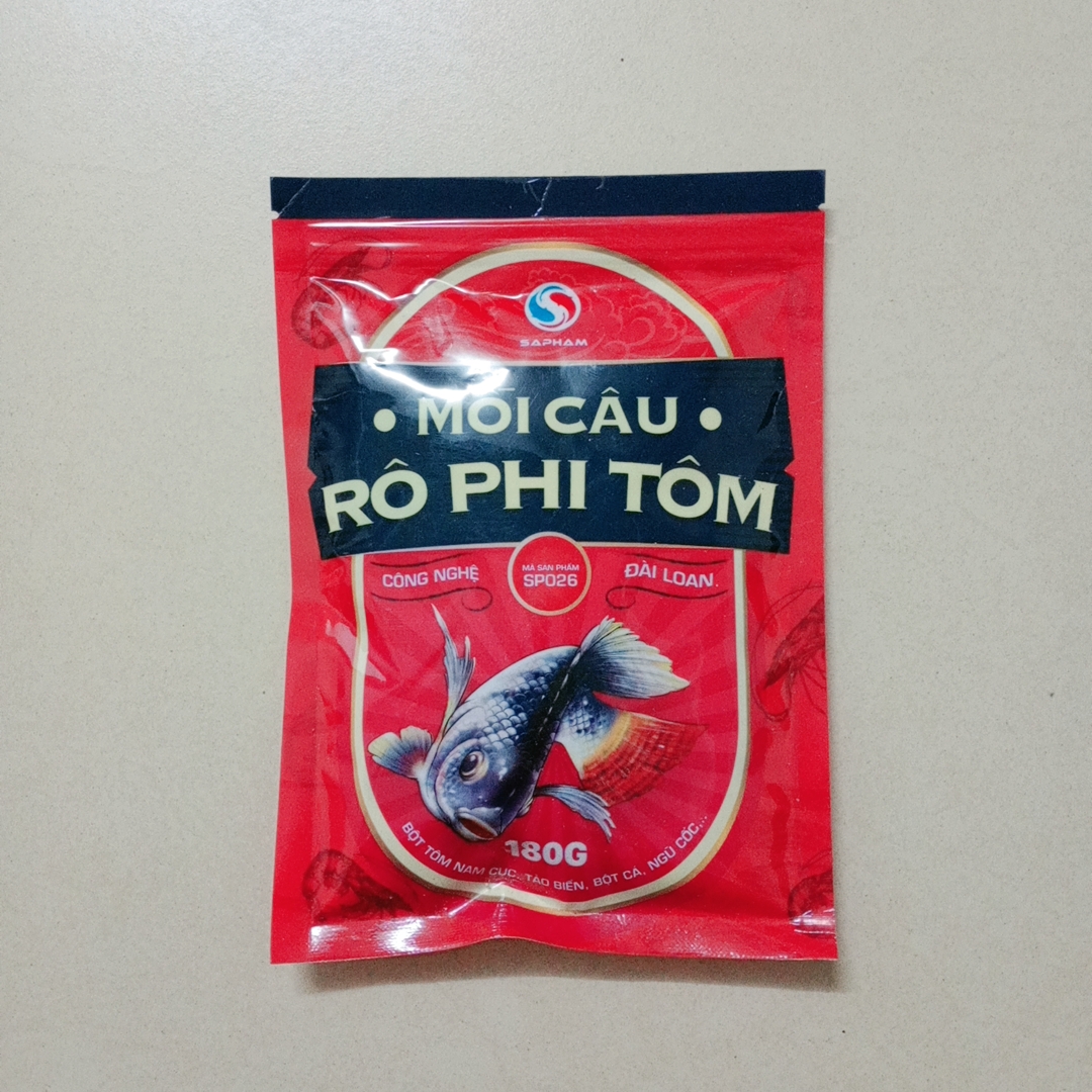 Mồi Câu Rô Phi Tôm Sa Phạm 180gr - Sapham Fishing