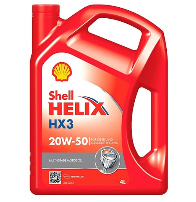 [HCM]Nhớt Xe Shell Helix Hx3 20W50 (4L)