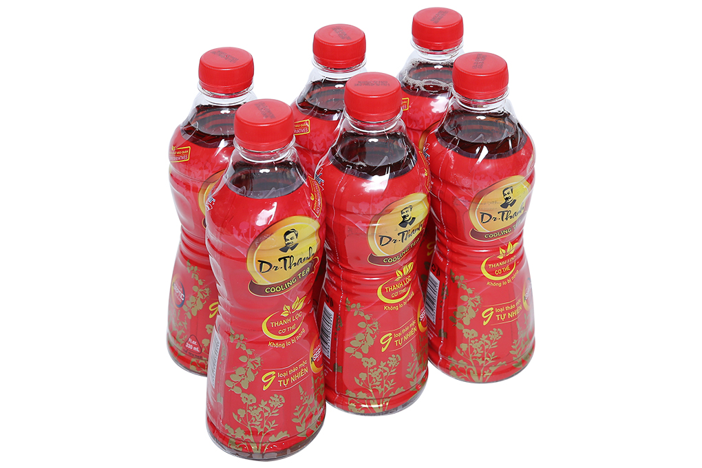 6 Chai Trà Thanh Nhiệt Dr Thanh 330ml ít đường