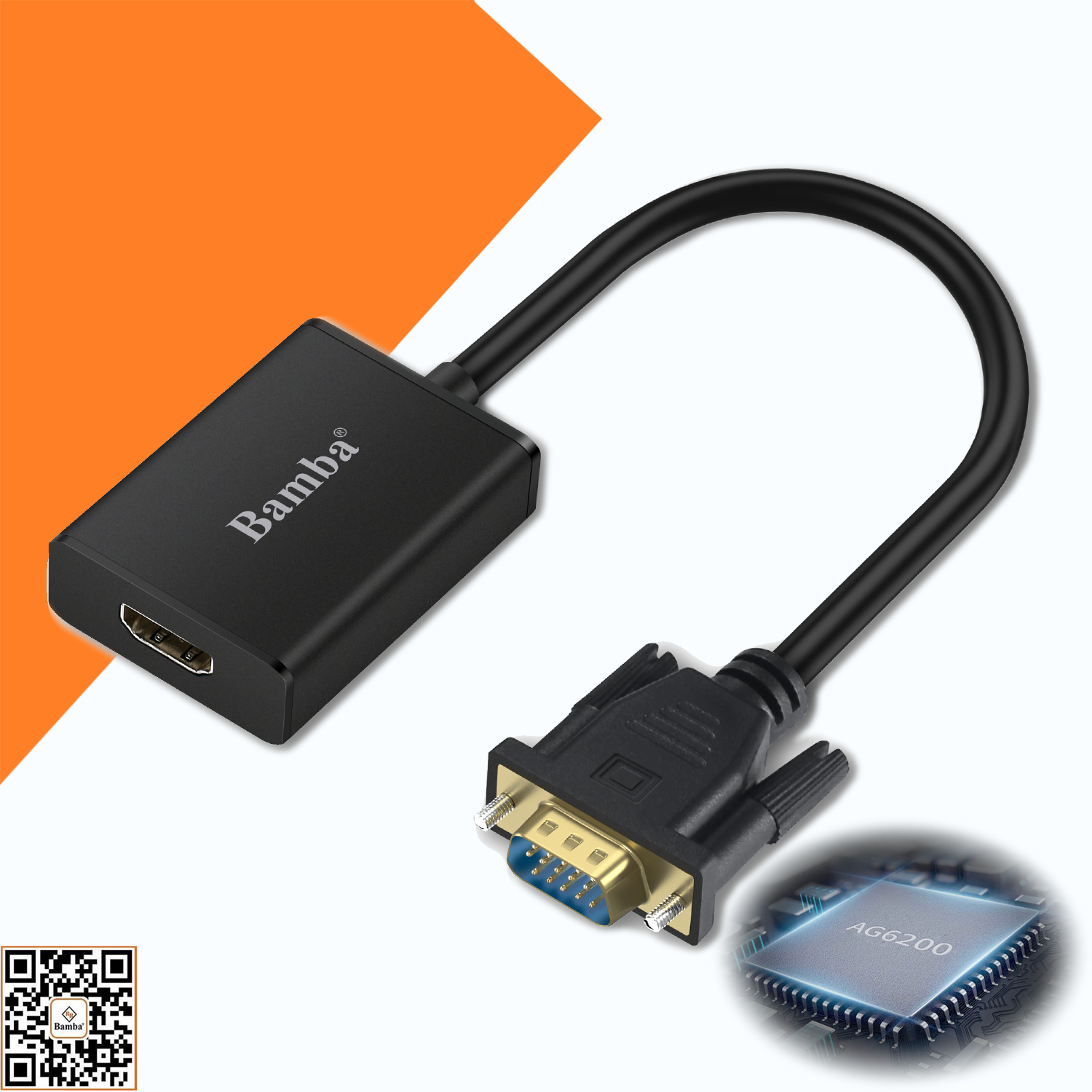 CÁP CHUYỂN VGA RA HDMI BAMBA