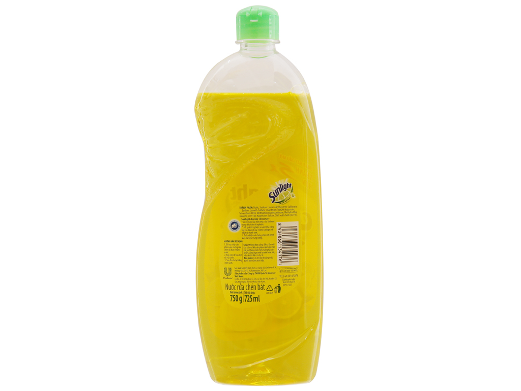 Nước rửa chén Sunlight chai 750g