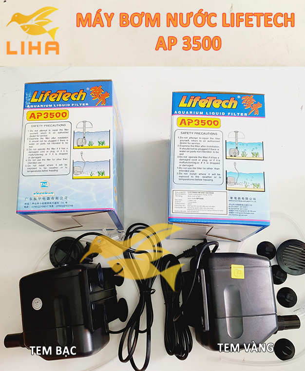 Máy Bơm Lifetech AP3500 (60W-3000L/H-3M) - Bơm Nước Hút Cặn Cao Cấp