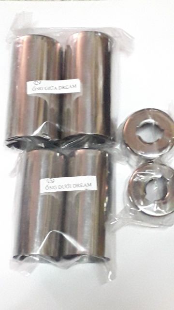 Chụp phuộc sau inox Dream . 1 bộ