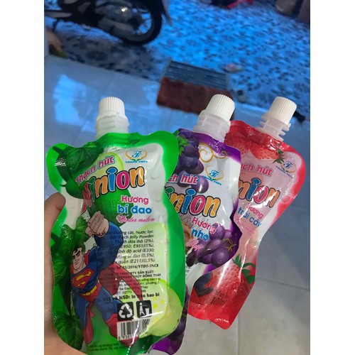 3 TÚI Thạch Hút Trái Cây Tuổi Thơ