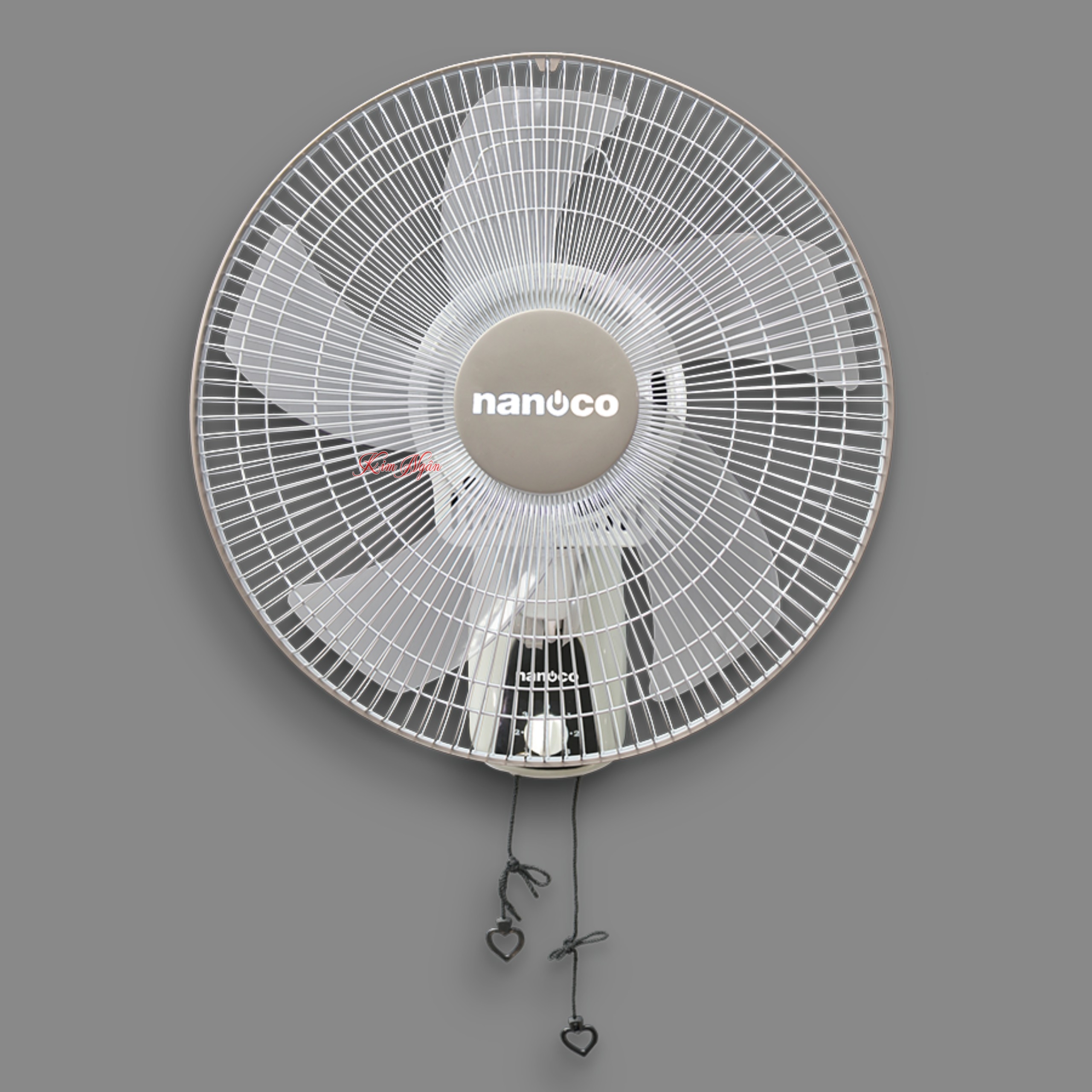 Quạt treo tường Nanoco NWF1604G Màu Xám