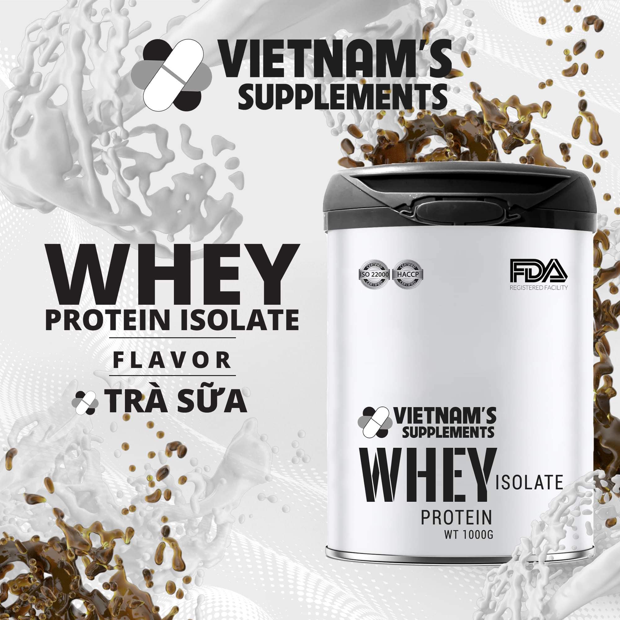 [THỰC PHẨM BẢO VỆ SỨC KHOẺ] Whey Protein Isolate - Bổ sung protein