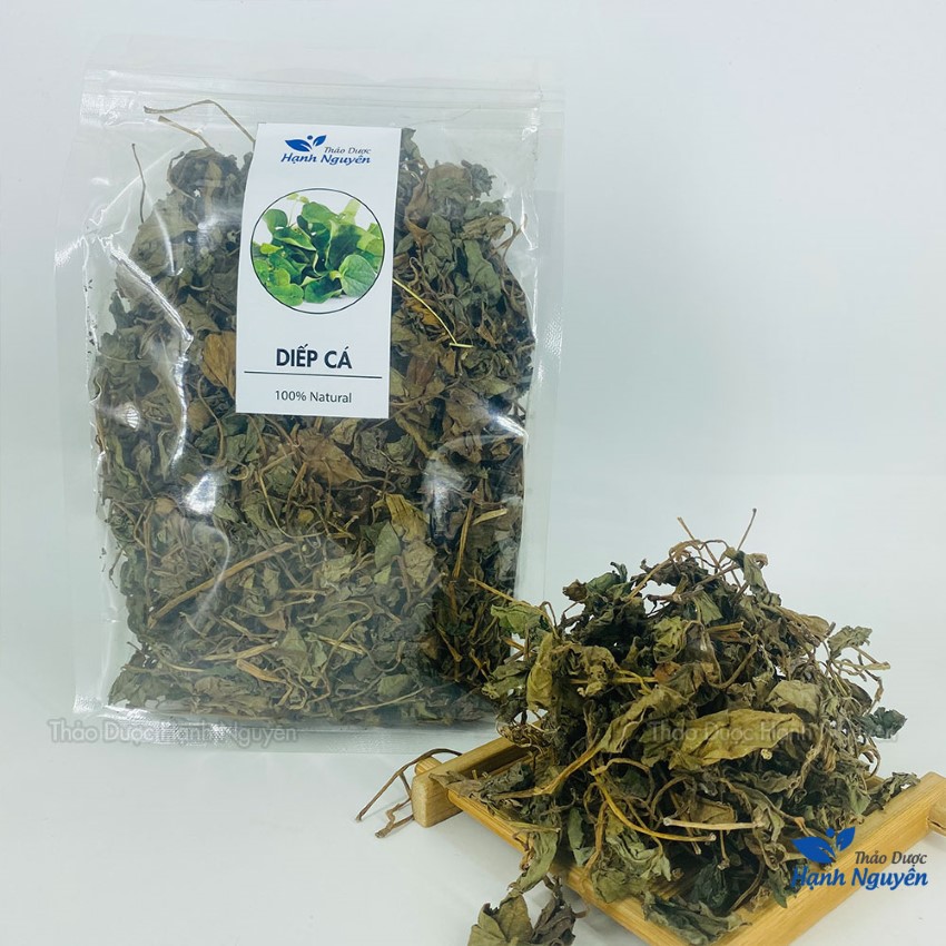 Rau diếp cá 100g, lá diếp cá khô, sạch, pha trà, giúp thanh nhiệt, giải độc, mát gan, tốt cho tiêu hóa