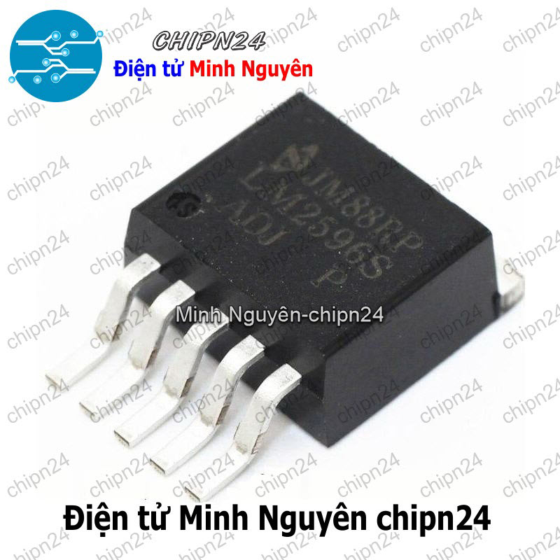 [2 con] (SOP) IC Dán LM2596S-ADJ TO-263 (SMD) (LM2596 Giảm áp ADJ 3A) (IC Nguồn Giảm áp Buck Power) - HH002791
