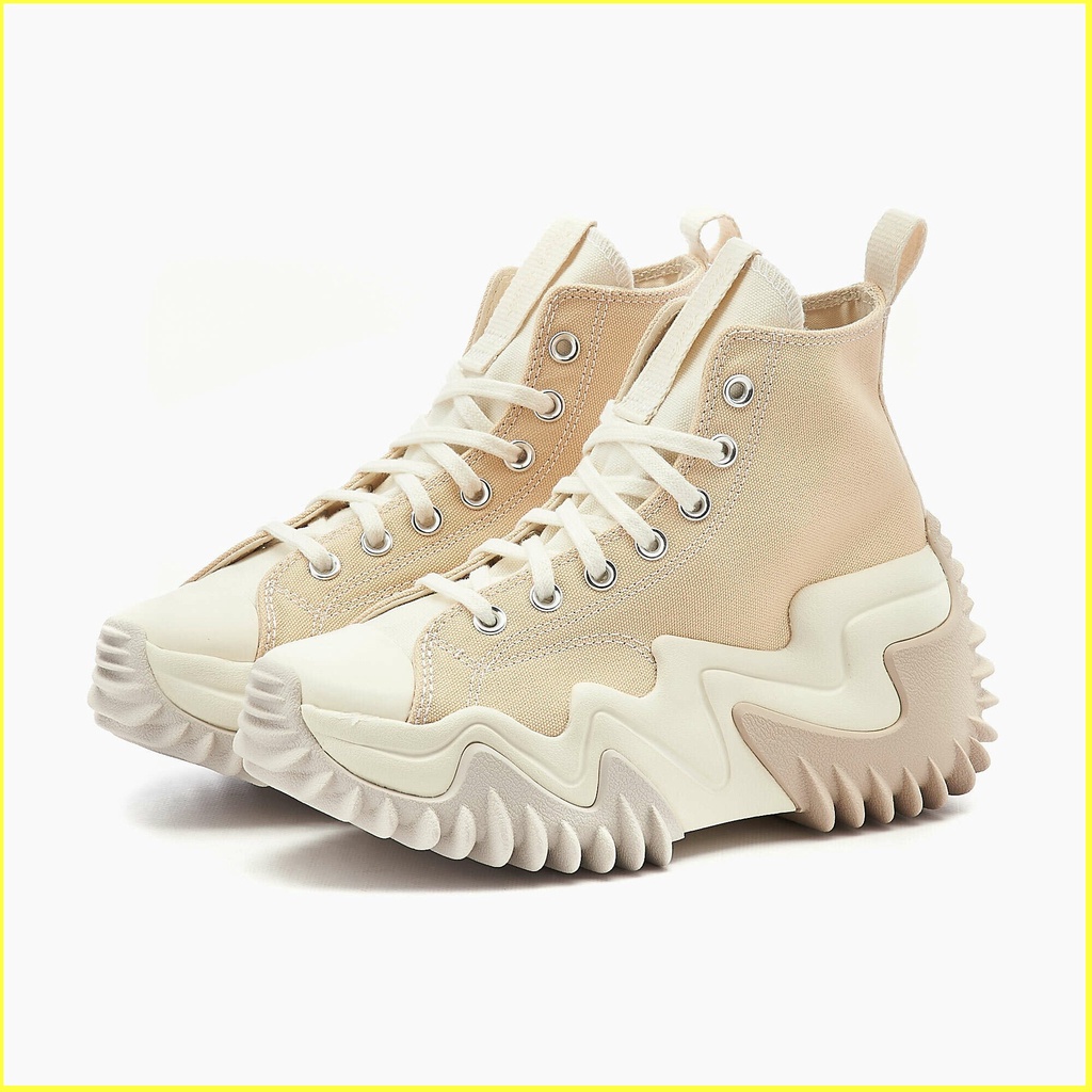 Giày Conv.erse Run Star Mo.tion Be.ige High Top ( Full box)
