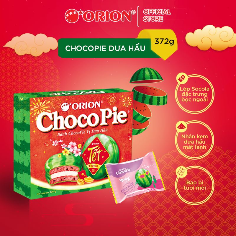 Bánh Choco-pie Tình hộp 396g (12 cái)