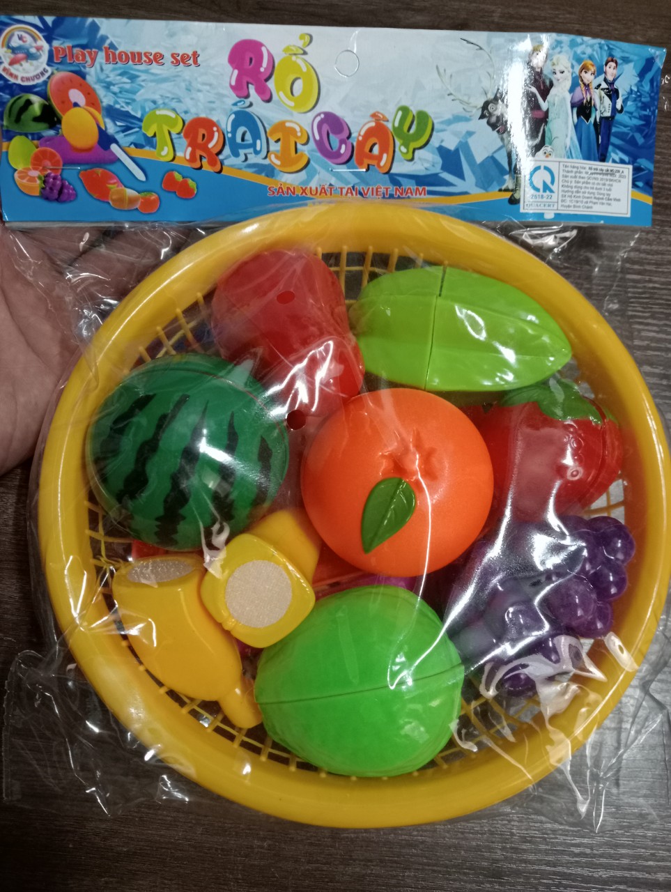 Đồ chơi rổ trái cây cho bé