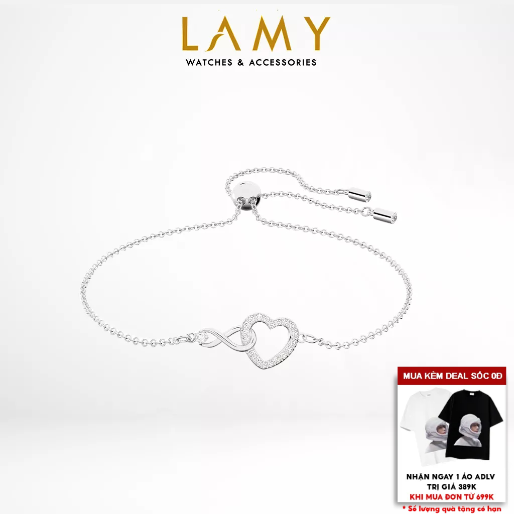 Lắc tay nữ cde infinity armband silver bracelet cde2032sv