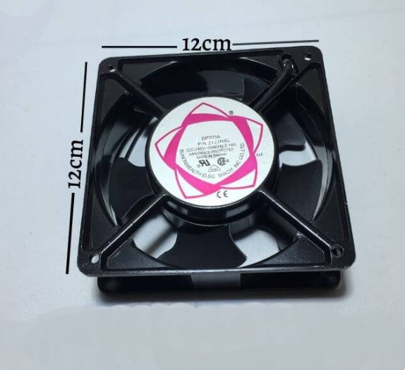 Quạt hút gió, thông gió SUNON 220V 12x12 cm