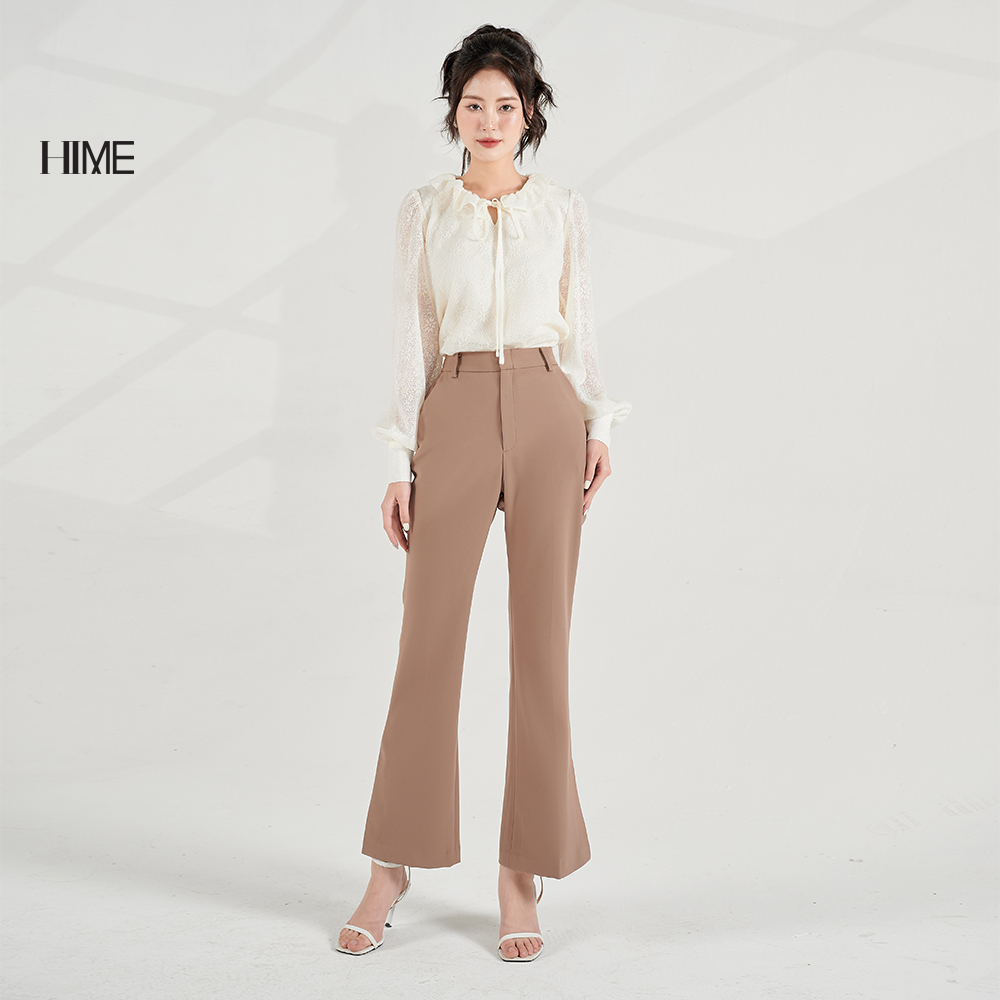 Quần ống loe xẻ gấu HIME H144BF2Q0223