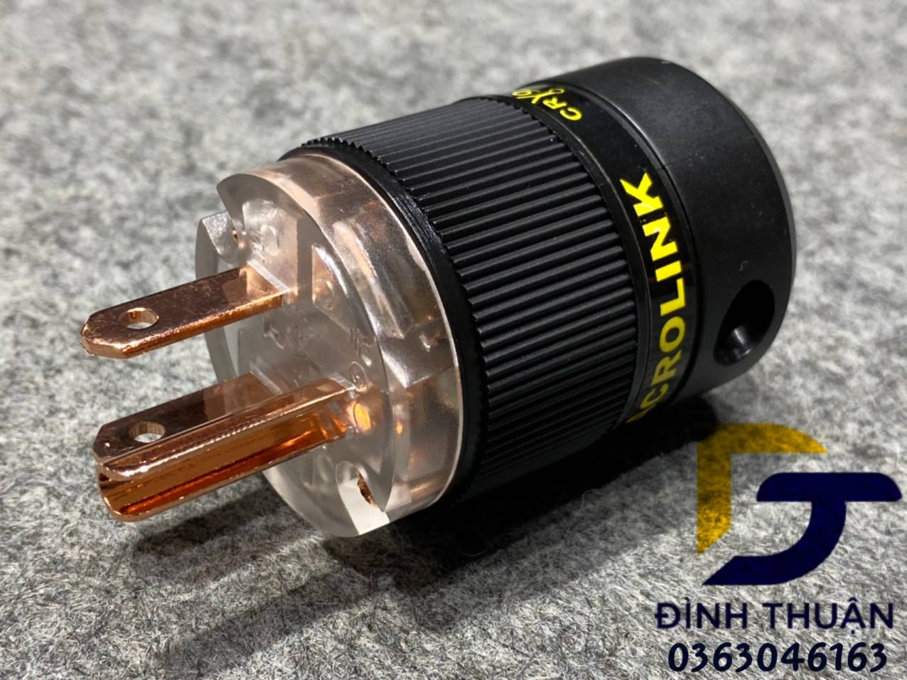 Đầu giắc nguồn ĐỰC (phích cắm nguồn cho amlifer/loa HI-END) ACROLINK - CRYO FP-10