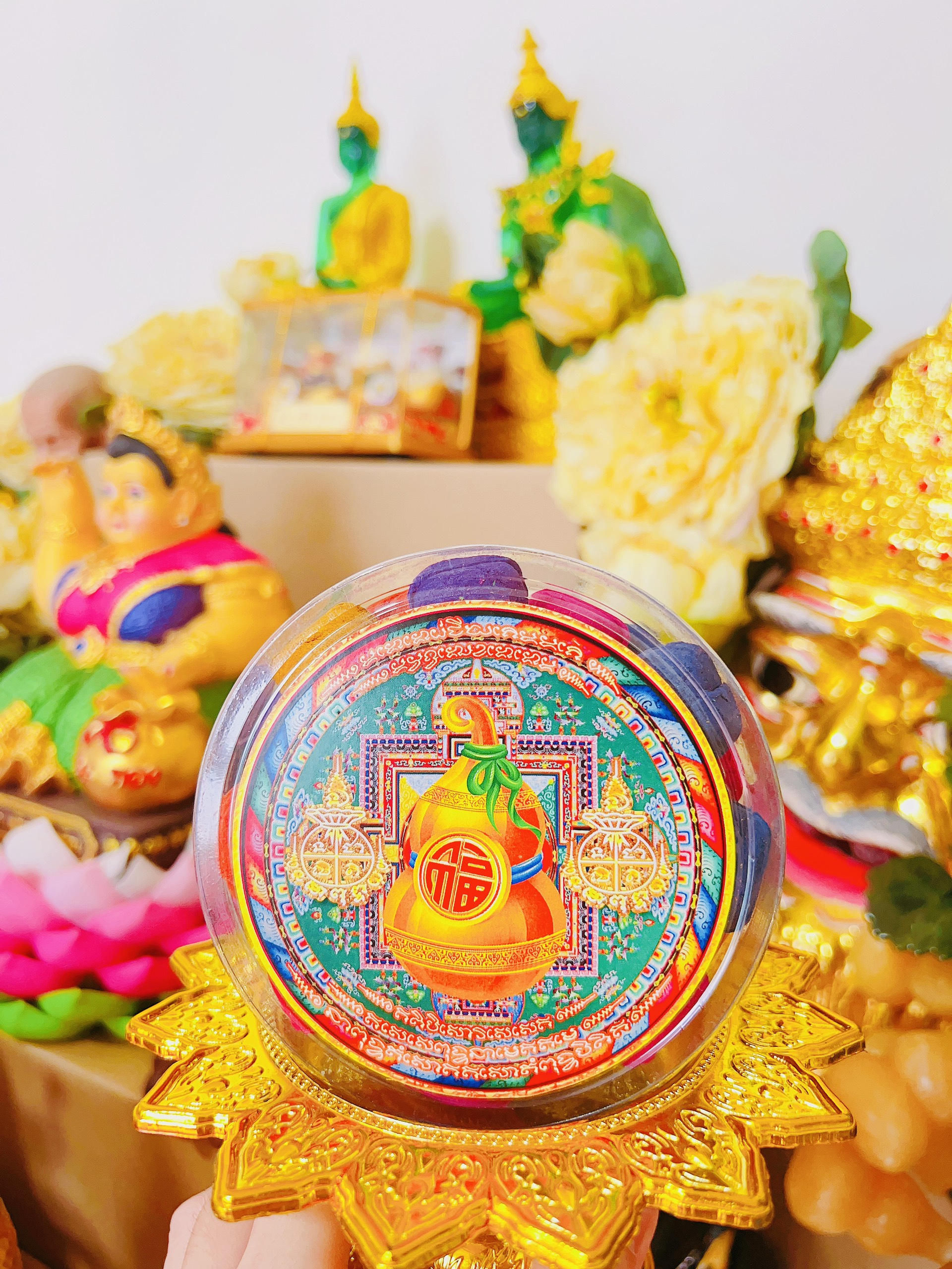 Nhang Trầm Nụ Thơm Thái Lan thầy vẽ