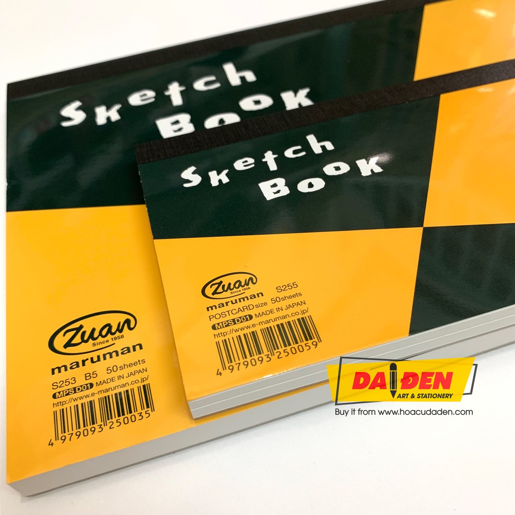 Sổ vẽ đa năng maruman sketchbook 126.5gsm