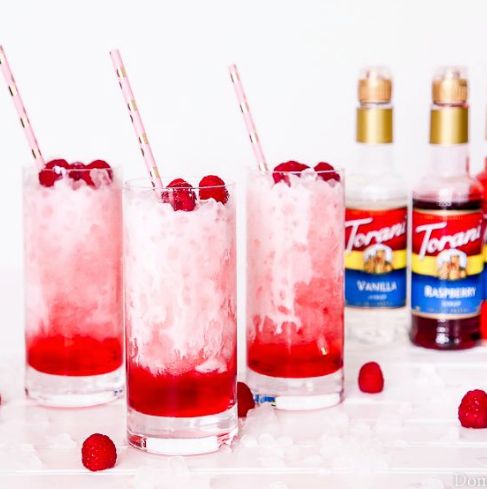 (SIZE NHỎ) Torani Classic Siro Pha Chế Vị Phúc Bồn Tử Raspberry Syrup 375ml Mỹ