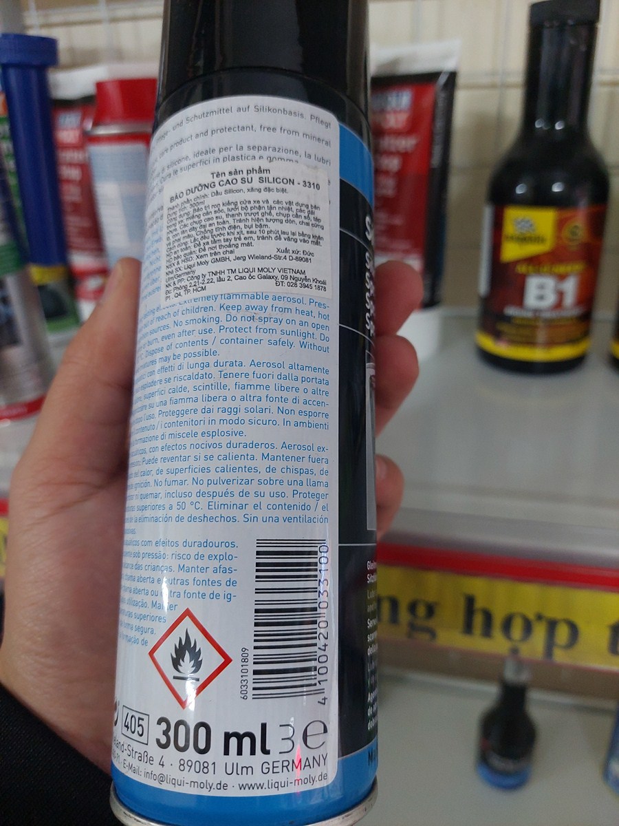 Chai xịt silicon liqui moly