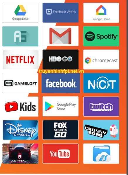 Đầu android smart box Fpt play box+ S400 2019 android TV9