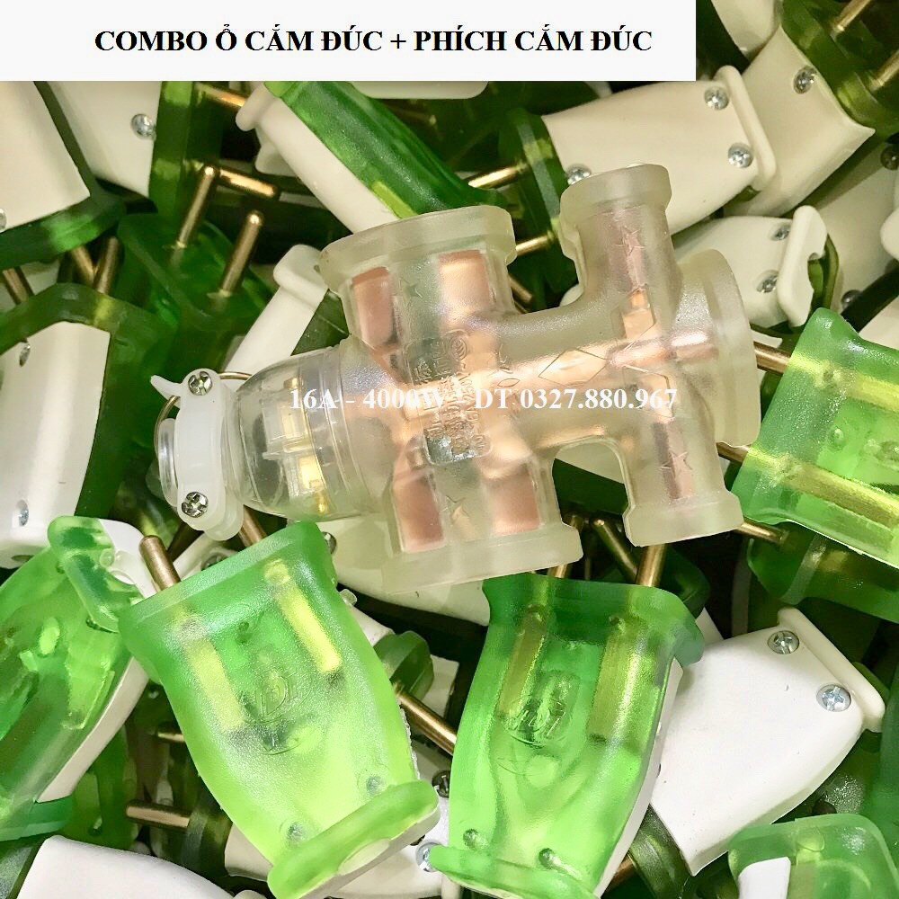 Ổ CẮM Điện Đúc Chống cháy siêu mềm Tặng 1 phích cắm điện thông minh 25k
