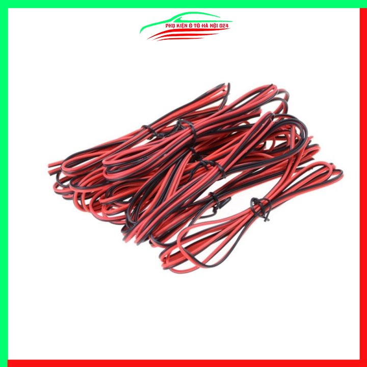 Dây điện đôi đen đỏ 20AWG lõi 0.3mm