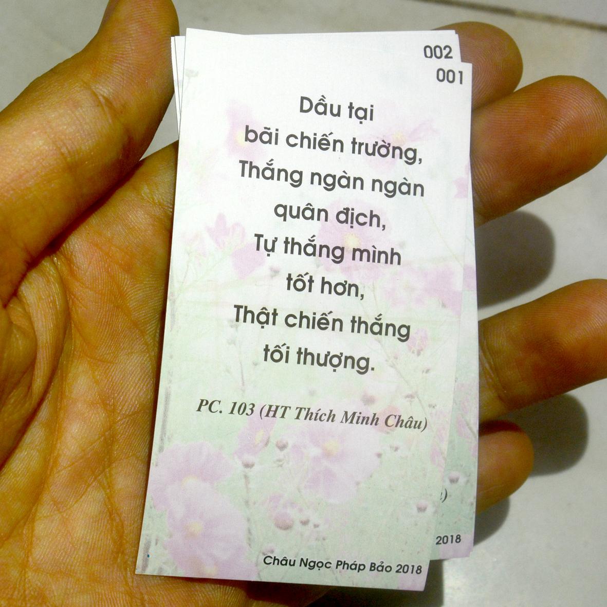 [HCM]Hộp Châu Ngọc Pháp Bảo-365 Câu Pháp Cú