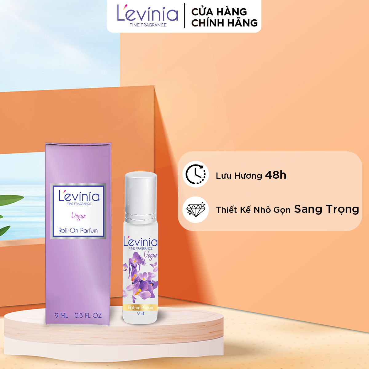 Nước Hoa Cao Cấp Dạng Lăn L'evinia VOGUE 9ml