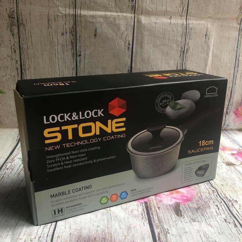 Quánh Đá Stone 7 lớp 18cm LocknLock LCA6181D (cam kết hàng chính hãng)