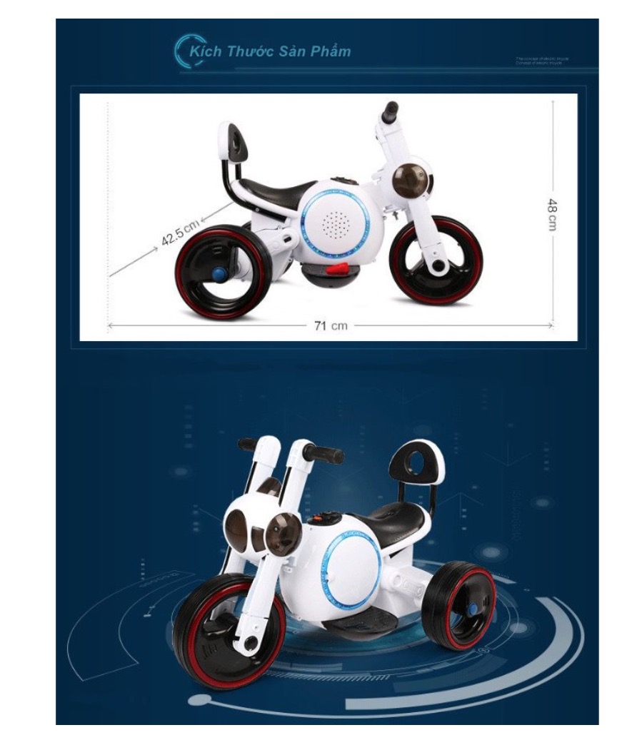 Smart1688 - XE MÁY ĐIỆN TRẺ EM KIỂU DÁNG THỂ THAO